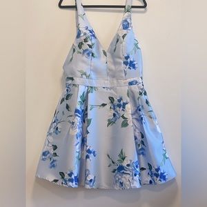 Sequin Hearts Floral Dress